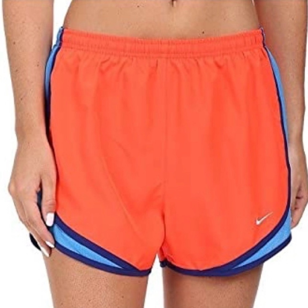 Nike medium Women's Bright Orange Athletic Shorts